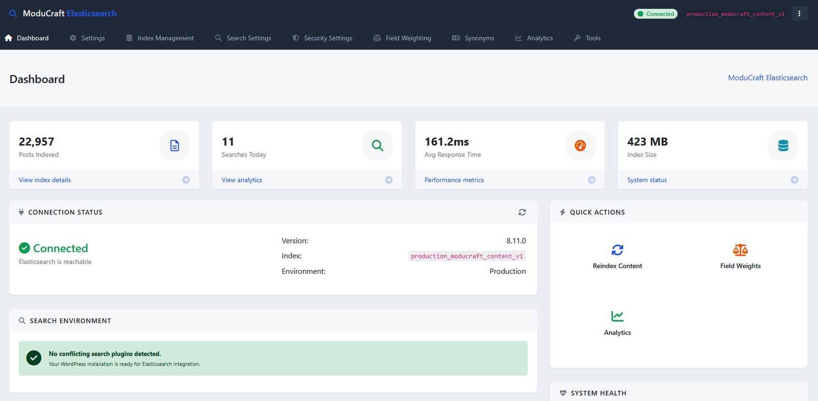 WordPress Elasticsearch Cloud Plugin with Semantic Search